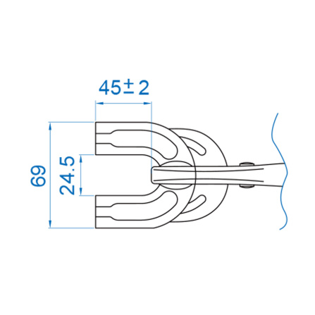 Kleště samosvorné pro svařování  L 225 mm King Tony 6665-09 - 2