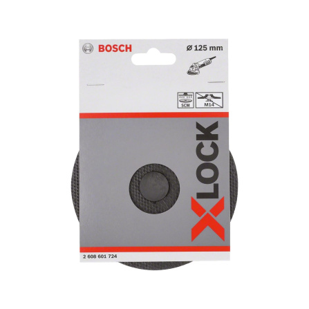 Talíř opěrný pro rounové SCM kotouče 125 mm X-lock Bosch professional 2608601724 - 2