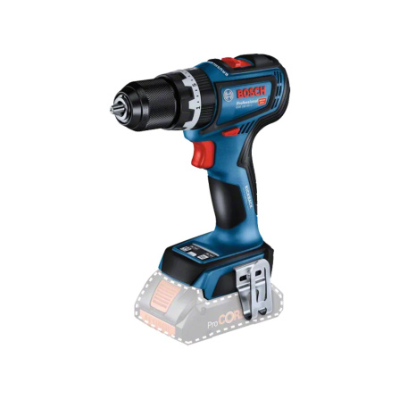 Aku vrtací šroubovák s příklepem Bosch GSB 18V-90 C solo bez aku Professional 06019K6100