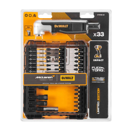 Sada rázových bitů DeWalt McLaren FLEXTORQ 33 dílů DT70782 - 4 Sada rázových bitů DeWalt McLaren FLEXTORQ 33 dílů DT70782 - 4
