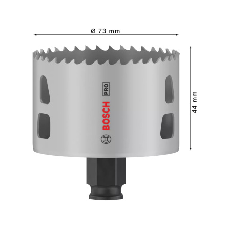 Pila vykružovací/děrovka Bosch PRO Multi Material PC Plus 73 mm 2608594401 - 5