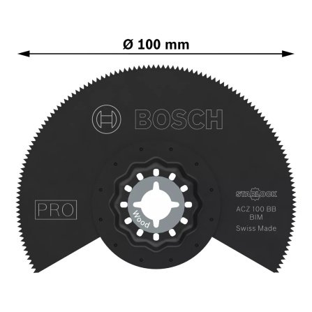 Segmentový pilový kotouč Bosch PRO Starlock ACZ 100 BB 2608669118 - 4