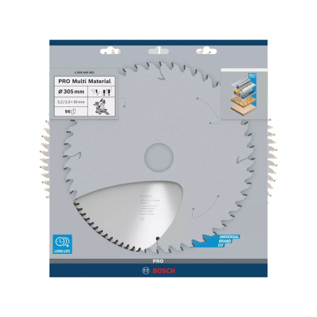 Pilový kotouč Bosch PRO Multi Material 305 x 30 x 3,2 mm 2608640453 - 2