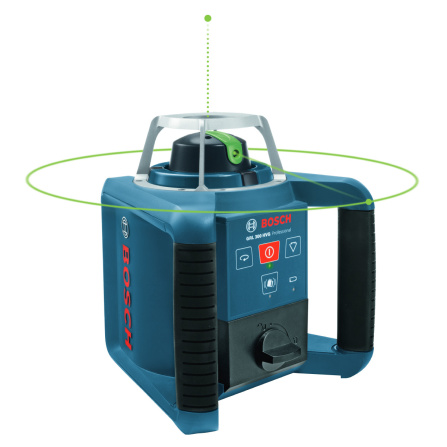 Stavební rotační laser + přijímač LR 1G Bosch GRL 300 HVG Set Professional 0601061701