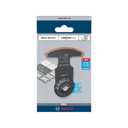 Segmentový list Bosch PRO Starlock MATI 68 RT3 Corner Blade 2608669144 - 2