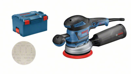 Bruska excentrická Bosch GEX 40-150 L-BOXX 238