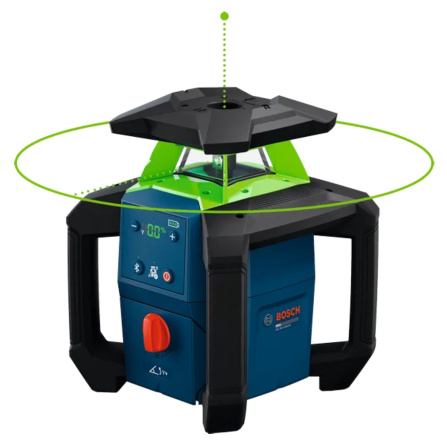 Stavební rotační laser + přijímač LR 45 Bosch PRO GRL 18V-4-34 CVG Set 0601061H01 - 2