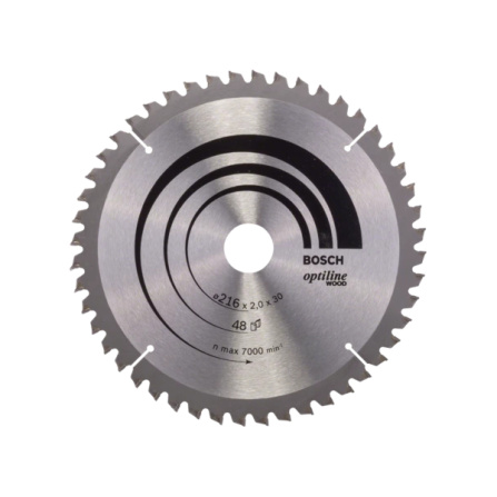 Pilový kotouč Bosch Optiline Wood 216x30x2,0 48Z 2608640432