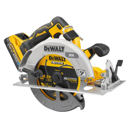 Aku pila okružní DeWALT XR, 2x5,0 Ah PowerStack DCS573H2T