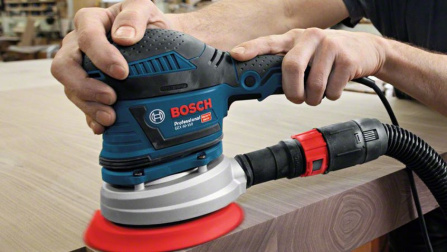 Bruska excentrická Bosch GEX 40-150 L-BOXX 238