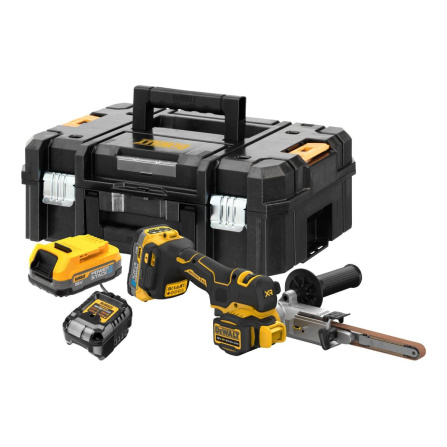 Aku pilník pásový 18v XR DeWalt 2x1,7 Ah DCM200E2T - 2