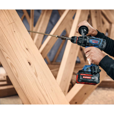 Aku vrtací šroubovák s příklepem Bosch EXPERT EXSB18V-150 bez aku 06019R3200 - 4