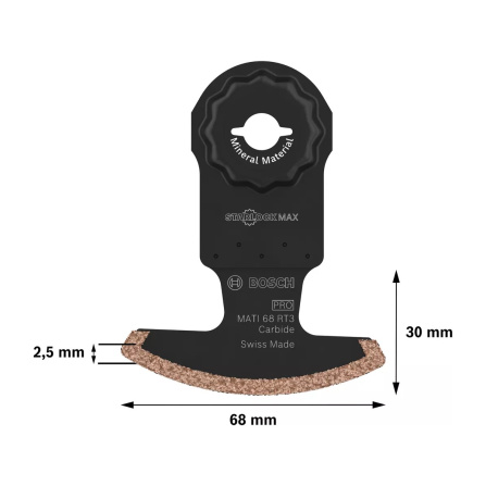 Segmentový list Bosch PRO Starlock MATI 68 RT3 Corner Blade 2608669144 - 5
