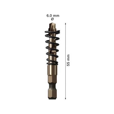 Vrták středicí pro unašeče Bosch Expert Sheet Metal HSS-G 6x55 mm 2608900503 - 3