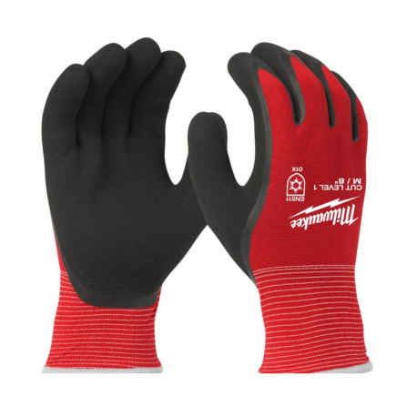 Zímní pracovní rukavice s povrchovou úpravou pro třídu A vel. 9/L Milwaukee 4932471344 Zímní pracovní rukavice s povrchovou úpravou pro třídu A vel. 9/L Milwaukee 4932471344