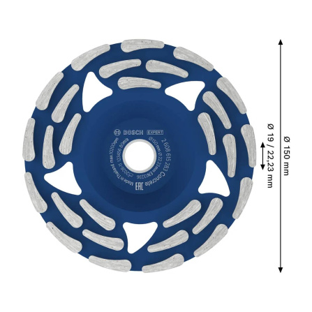 2608615283 Kotouč brusný diamantový 150mm-6