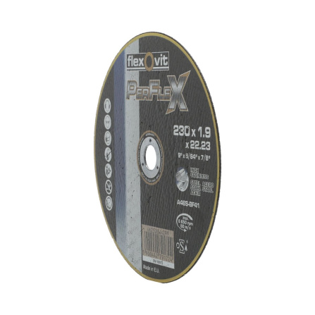 Dělící kotouč rovný 230x1,9x22,23 Norton Perflex A46S-BF41 66252844299 - 2