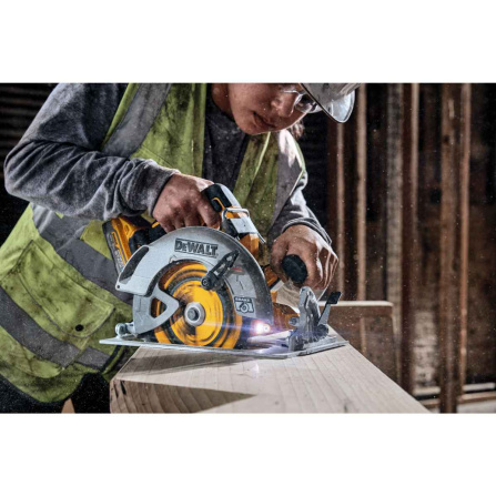 Aku pila okružní DeWALT XR, 2x5,0 Ah PowerStack DCS573H2T - 4