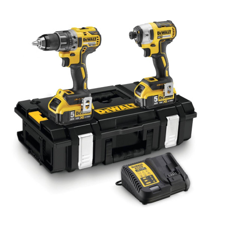 Sada aku šroubováku DCD796 a rázového utahováku DCF887 DeWalt DCK266P2