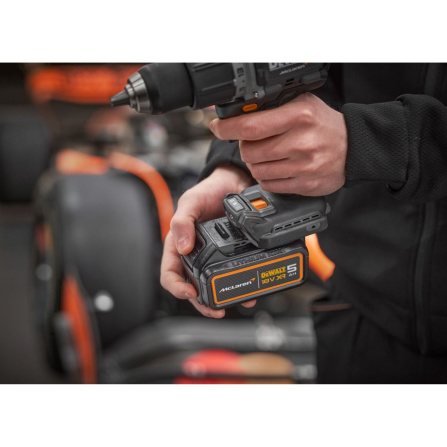Sada aku vrtačky DCD85M a rázového utahováku DCF85M DeWalt edice McLaren DCK200MP2T - 7