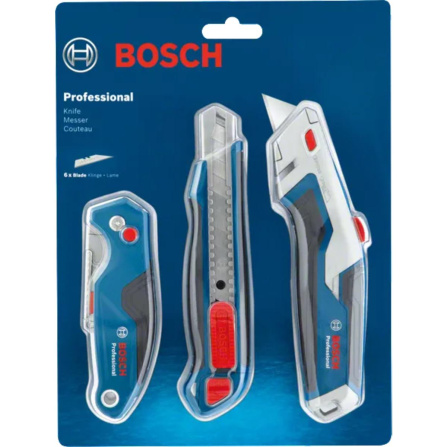 Kombinovaná sada nožů 3 dílná Bosch 1600A027M4 - 2