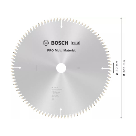 Pilový kotouč Bosch PRO Multi Material 305 x 30 x 3,2 mm 2608640453 - 5