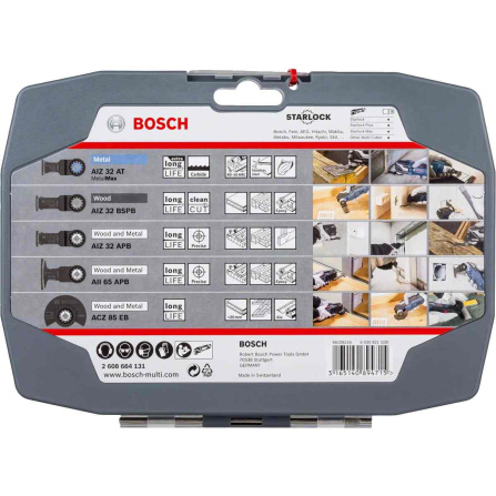 Sada Bosch Starlock Wood and Meta 5 ks 2608664131 - 2