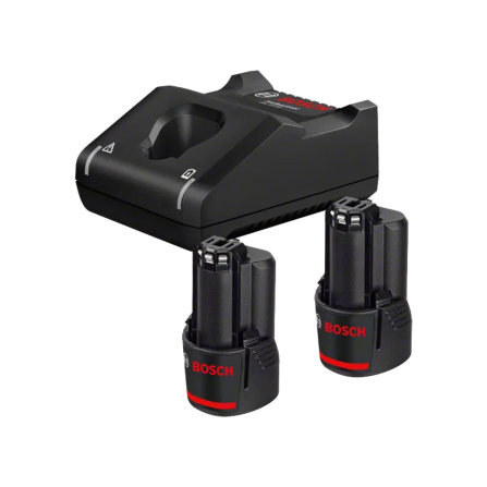 Set Bosch aku 2x GBA 12V 3.0 Ah a nabíječe GAL 12V-40 Professional 1600A019RD