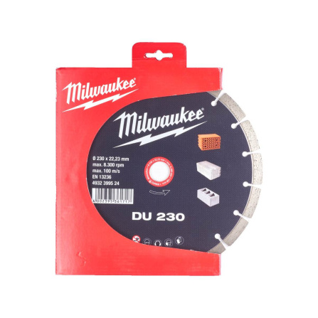 Diamantový dělící kotouč Milwaukee DU 230/22,23 mm 4932399524 - 2