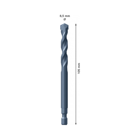 Vrták středicí pro unašeče Bosch Expert Power Change Plus HSS-G 8,5x105 mm 2608900529 - 3