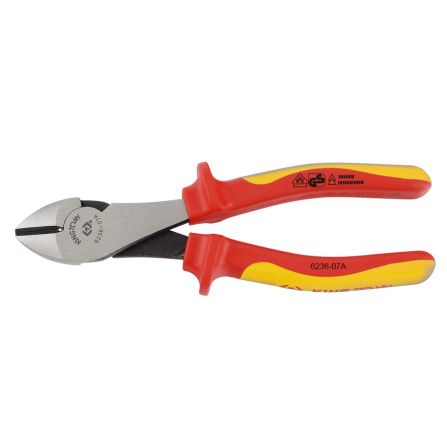 Kleště štípací boční extra silné King Tony VDE  L 190 mm 6236-07A