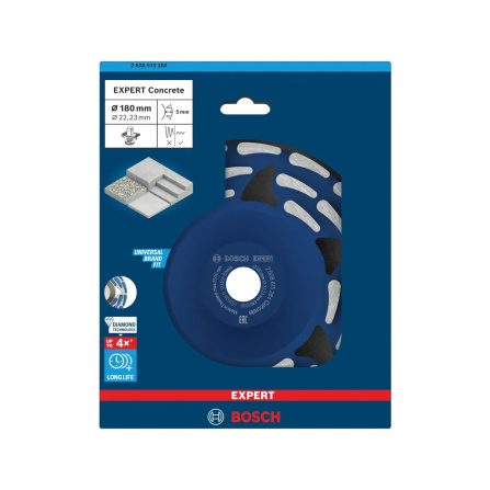 Diamantový brusný kotouč Bosch Expert Concrete 180 mm 2608615284 - 2
