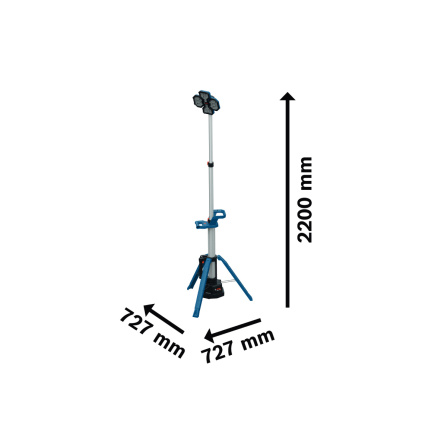 Aku svítilna Bosch PRO GLT 18V-5000 06019P5000 - 6 Aku svítilna Bosch PRO GLT 18V-5000 06019P5000 - 6