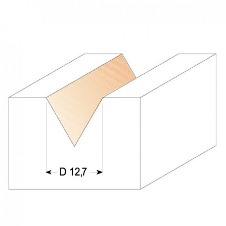 Fréza na V-drážku 60° CMT C95800111
