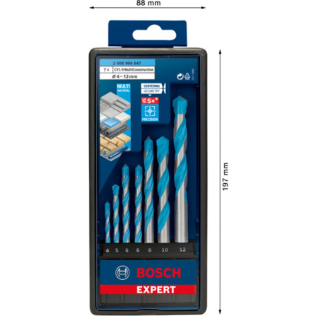 Sada vrtáků Bosch Expert CYL-9 MultiConstruction 7 ks 2608900647 - 6 Sada vrtáků Bosch Expert CYL-9 MultiConstruction 7 ks 2608900647 - 6