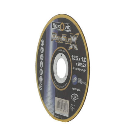 Dělící kotouč rovný 125x1,0x22,23 Norton Perflex A60V-BF41 Inox 66252842406 - 2