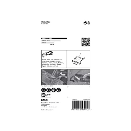 Ponorný list Bosch Expert Starlock AIZ 45 AIT MetalMax 2608900018 - 6