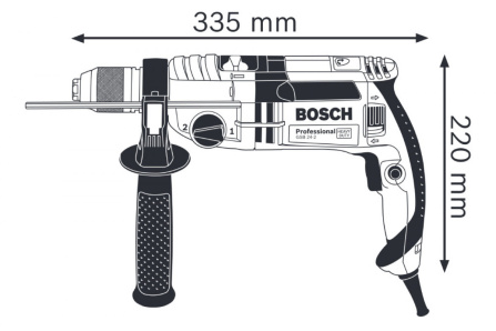 Vrtačka s příklepem Bosch GSB 24-2