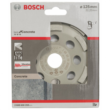 Kotouč brusný diamantový Bosch Best for Concrete 125 mm Kotouč brusný diamantový Bosch Best for Concrete 125 mm