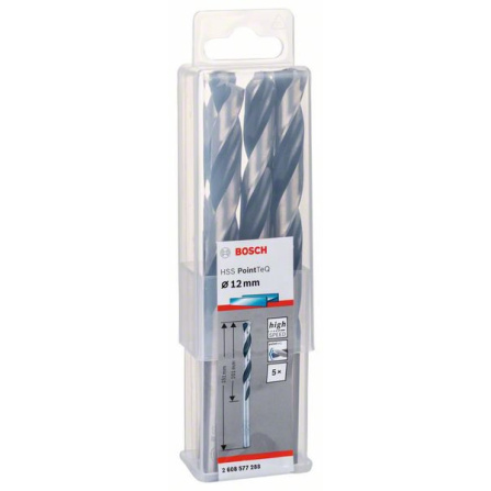 Vrták spirálový Bosch PointTeQ 12,0 mm 2608577288 Vrták spirálový Bosch PointTeQ 12,0 mm 2608577288