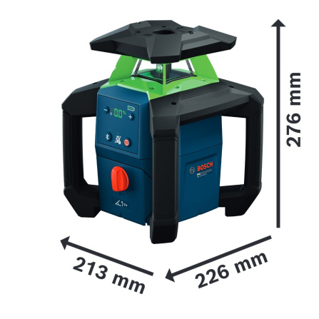 Stavební rotační laser + přijímač LR 45 Bosch PRO GRL 18V-4-34 CVG Set 0601061H01 - 9 Stavební rotační laser + přijímač LR 45 Bosch PRO GRL 18V-4-34 CVG Set 0601061H01 - 9