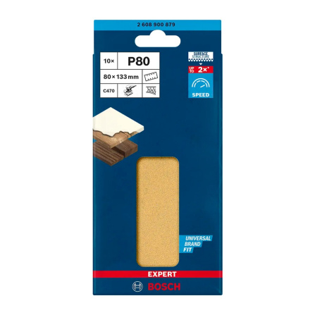 Papír brusný Bosch Expert C470 P120 10ks 2608900881 - 2 Papír brusný Bosch Expert C470 P120 10ks 2608900881 - 2
