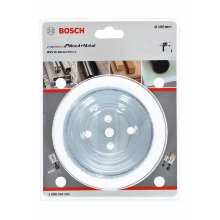 Pila vykružovací/děrovka Bosch 105 mm Progressor for Wood and Metal