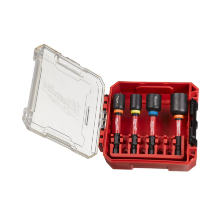 Sada maticových magnetických nástavců Shockwave™ Impact Duty 4 ks Milwaukee 4932492445 - 2