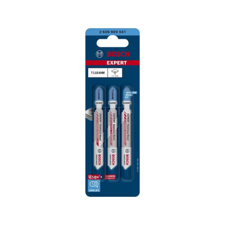Pilový plátek do kmitací pily Bosch Expert T118AHM Inox 3ks 2608900561 - 2