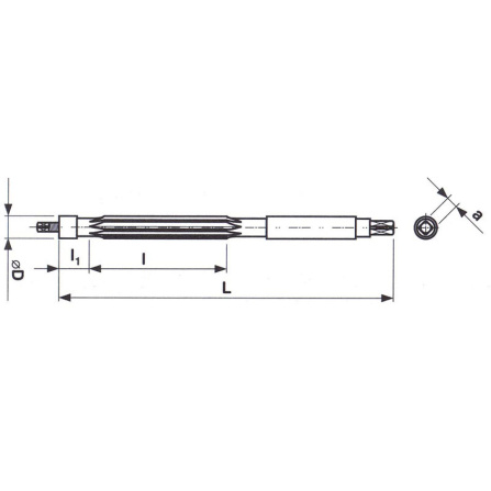 Výstružník ruční rozpínací HCS 11,00 mm