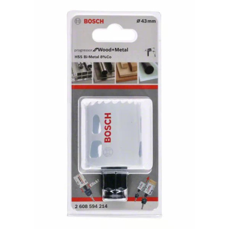 Pila vykružovací/děrovka Bosch 43 mm Progressor for Wood and Metal