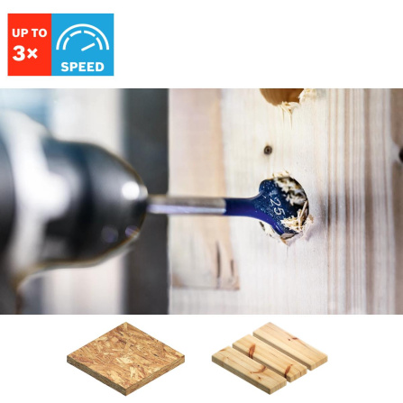 Vrták do dřeva plochý Bosch Expert Self-Cut Speed 25x400 mm 2608900350 - 4
