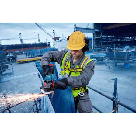 Aku úhlová bruska Bosch Expert EXWS18V-15S Professional 125 mm bez baterií 06019M6001 - 6