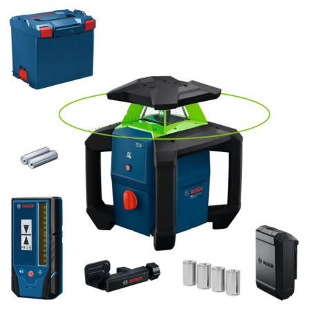 Stavební rotační laser + přijímač LR 3-2 Bosch PRO GRL 18V-3-31 G Set 0601061G01 Stavební rotační laser + přijímač LR 3-2 Bosch PRO GRL 18V-3-31 G Set 0601061G01